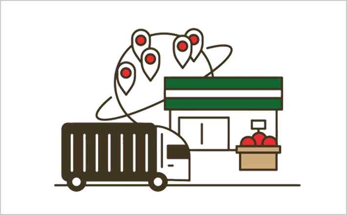 現地物流と販売支援